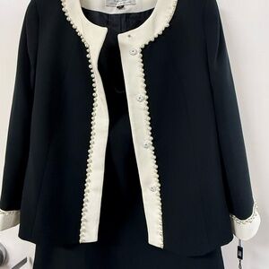 NWT Tahari Pearl accent jacket & skirt set